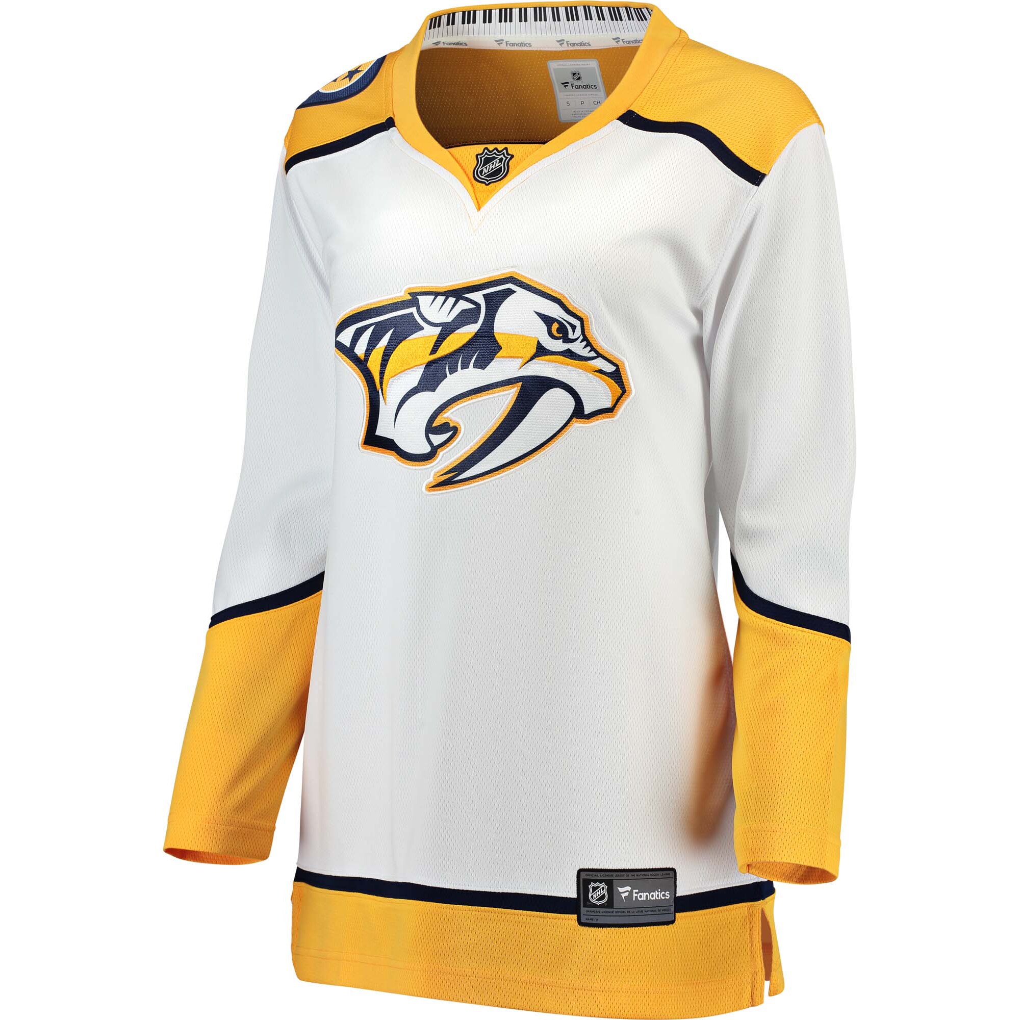 Nashville Predators Fanatics Women’s Away Breakaway Jersey – White