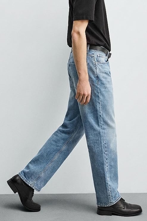 Men's Regular Fit Straight Leg Jeans