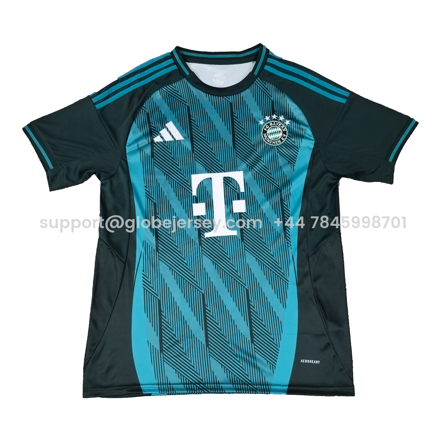 Bayern Munich 25-26 Deep Green Blue Lines Special Edition Jersey - Fans Version