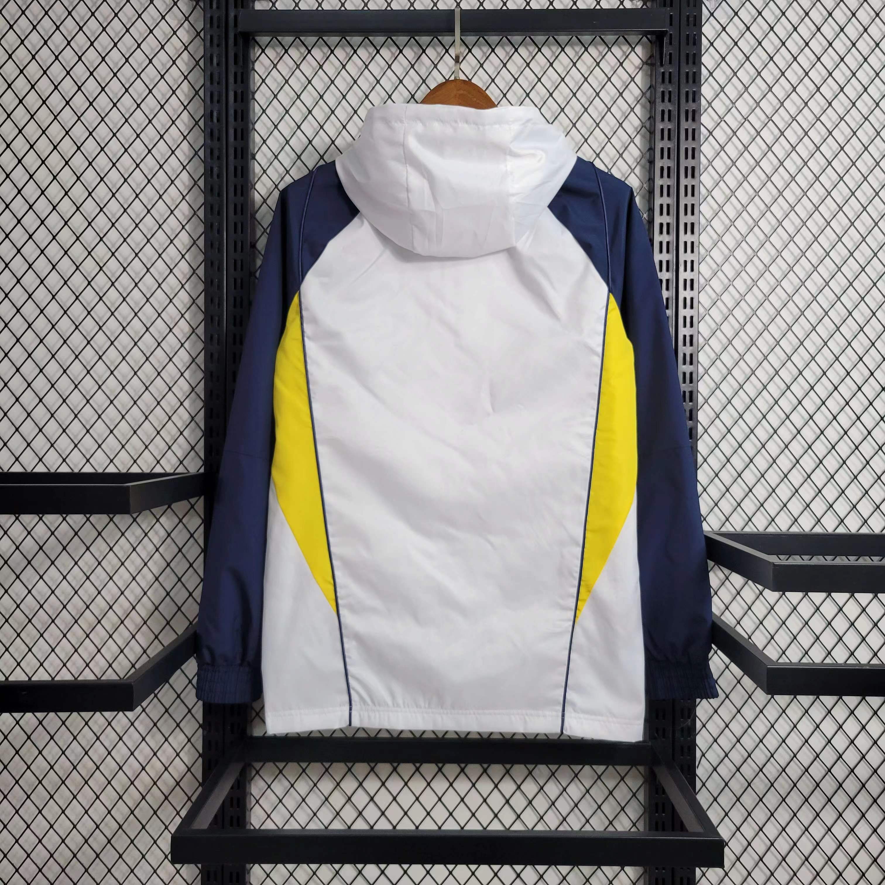 2023/2024 Arsenal White Long Sleeve Windbreaker