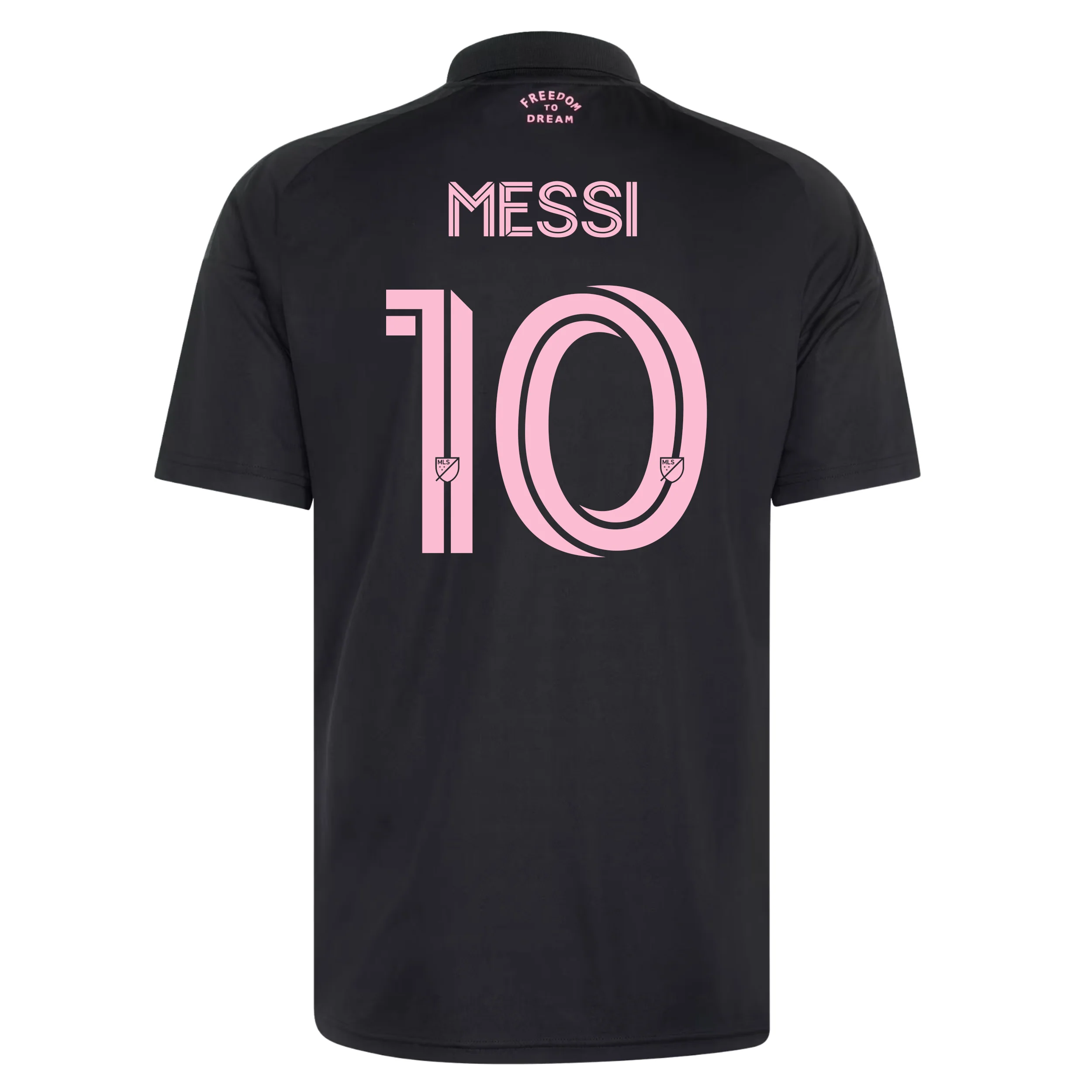 adidas Men's Lionel Messi Inter Miami CF 26/27 Away Jersey (Black/Pink)