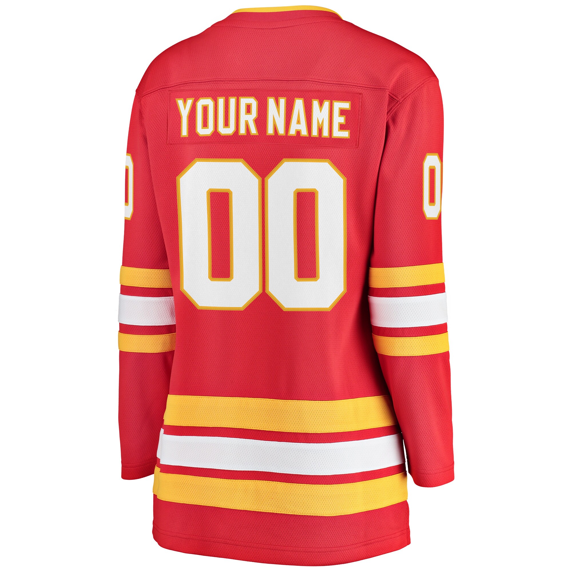 Calgary Flames Fanatics Women’s Home Breakaway Custom Jersey – Red
