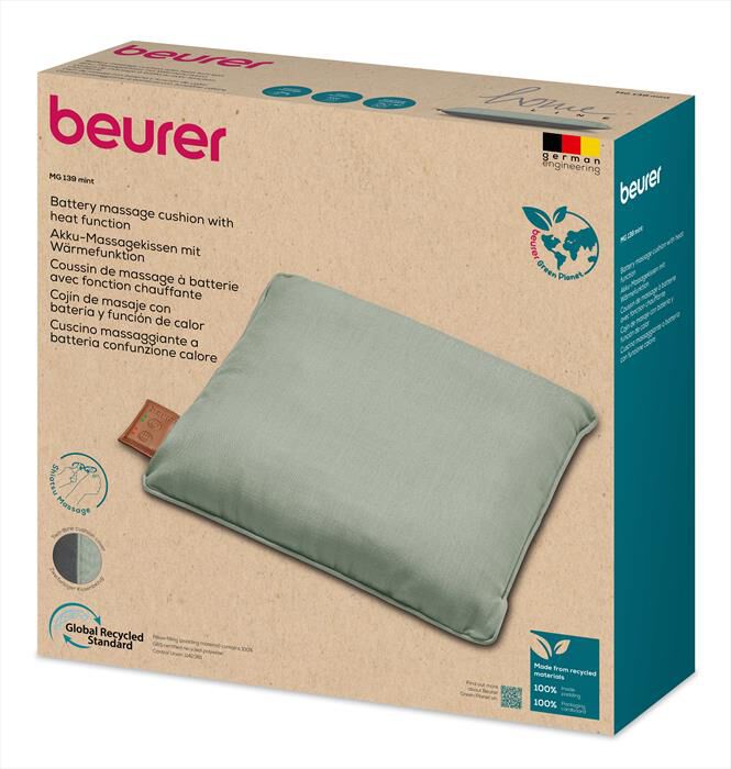 BEURER - Cuscino massaggiante MG 139-Menta