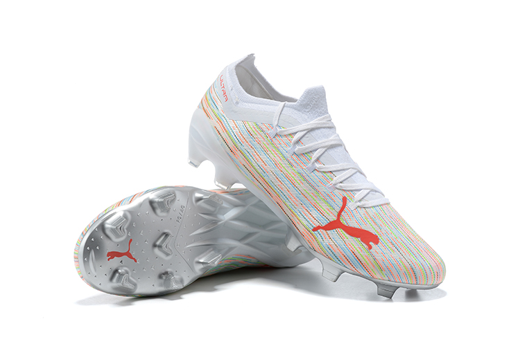 Fully knitted waterproof FG football shoes