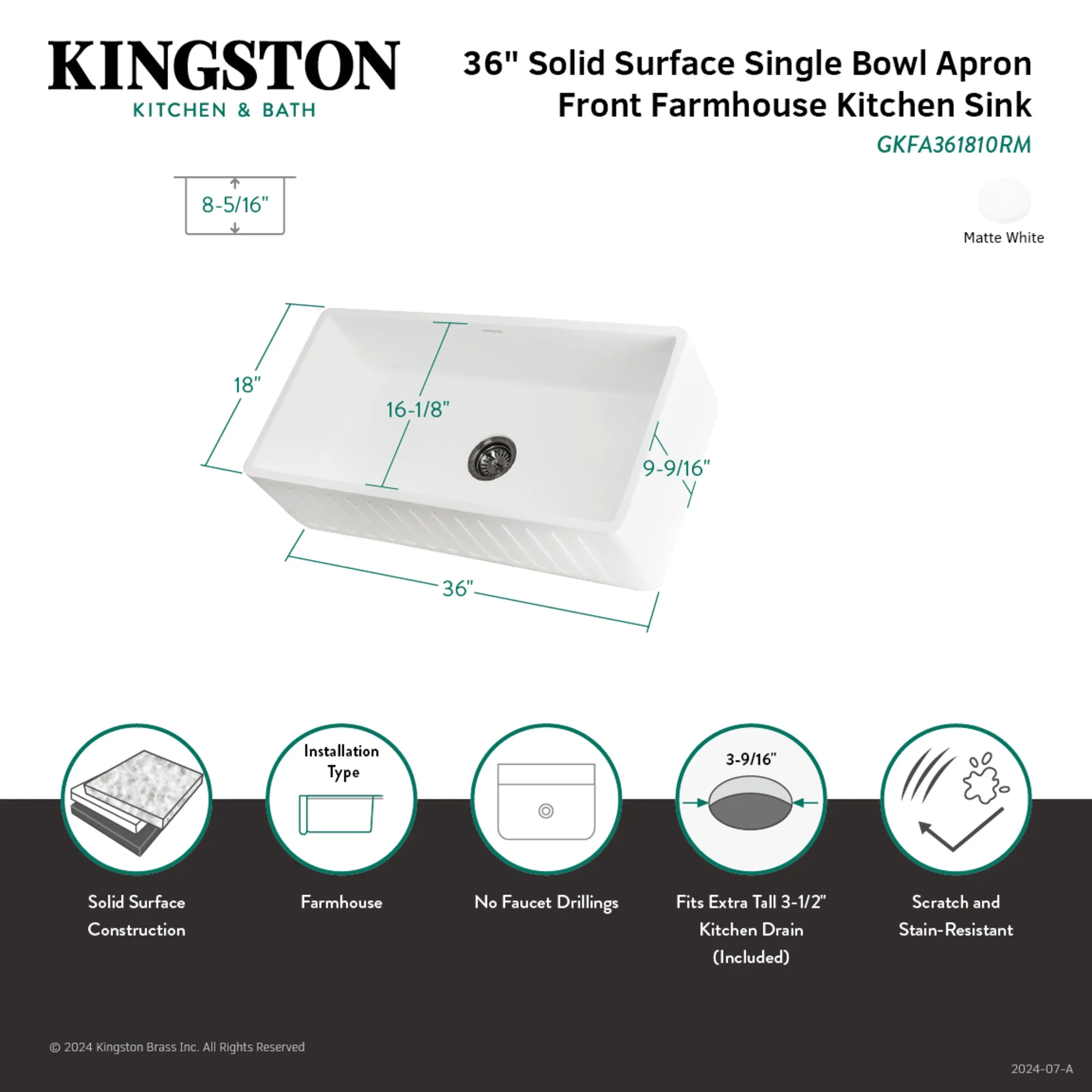 Gourmetier GKFA361810RM Arcticstone 36