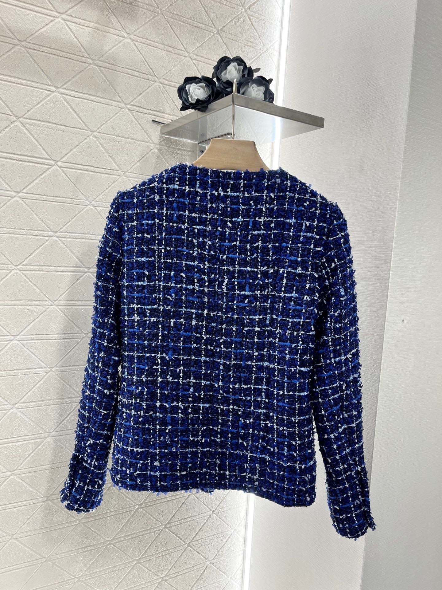 Woven silver thread dress jacket