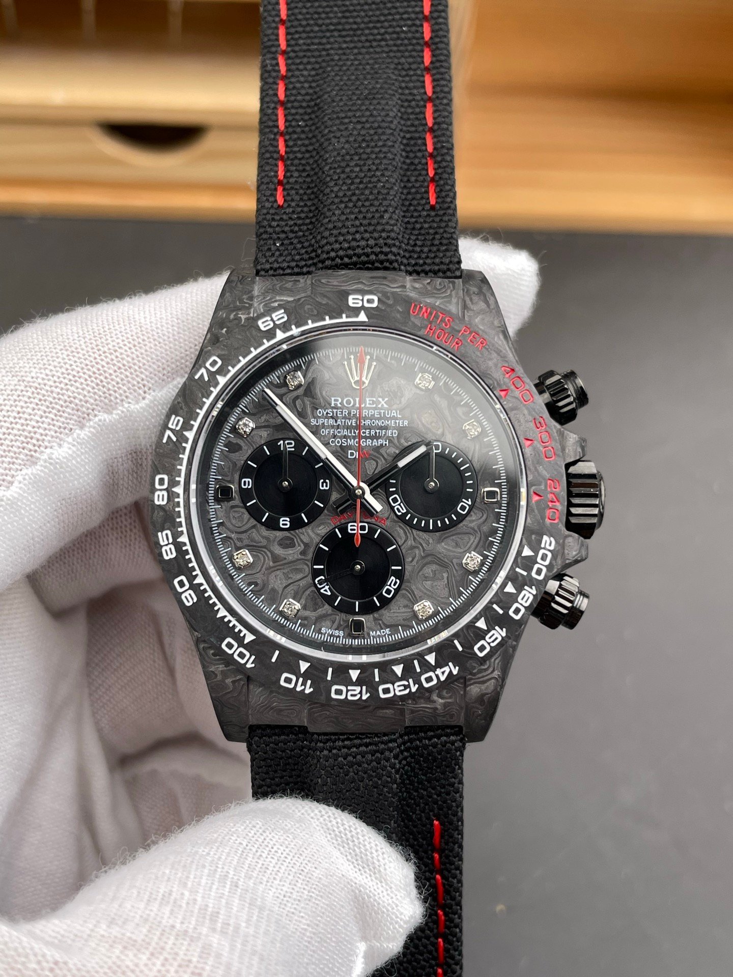 Rolex Daytona Carbon DIW Diamond