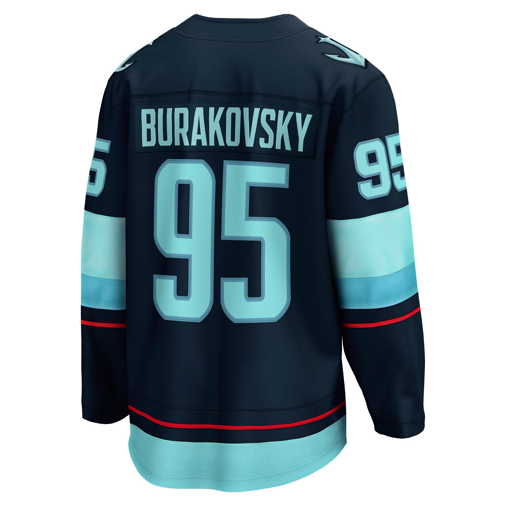 Andre Burakovsky Seattle Kraken Fanatics Home Breakaway   Jersey – Deep Sea Blue