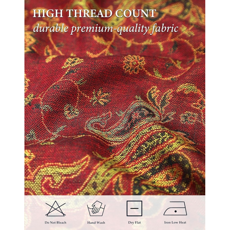 Reversible Paisley Pashmina Rave Scarf