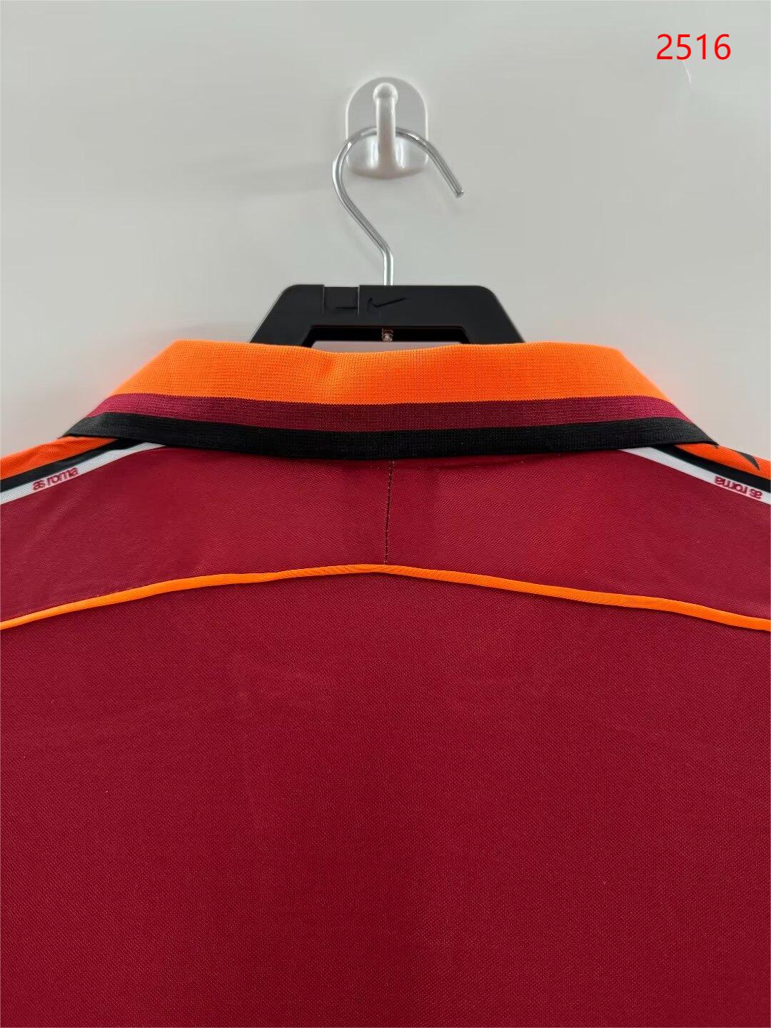 1998/99 Roma Home Retro Jersey-Fans