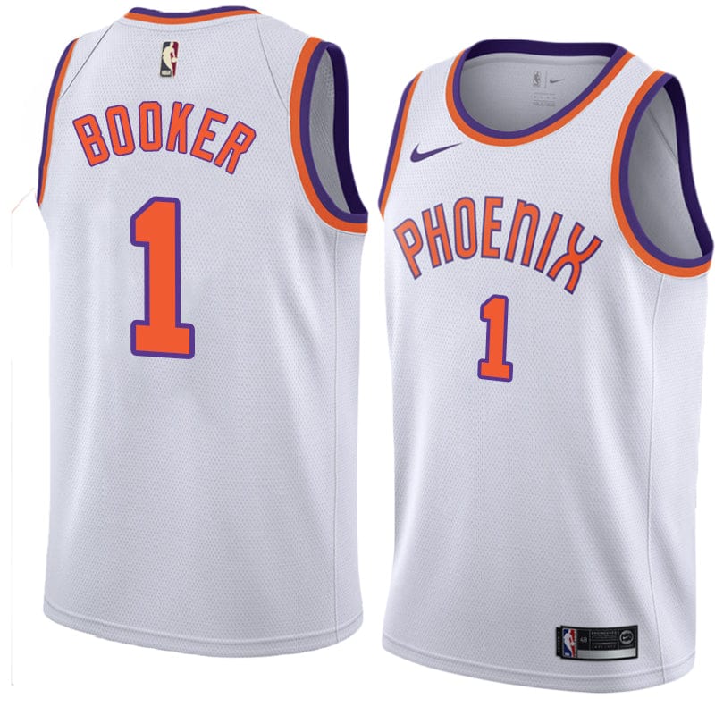 Devin Booker Phoenix Suns Throwback Jersey
