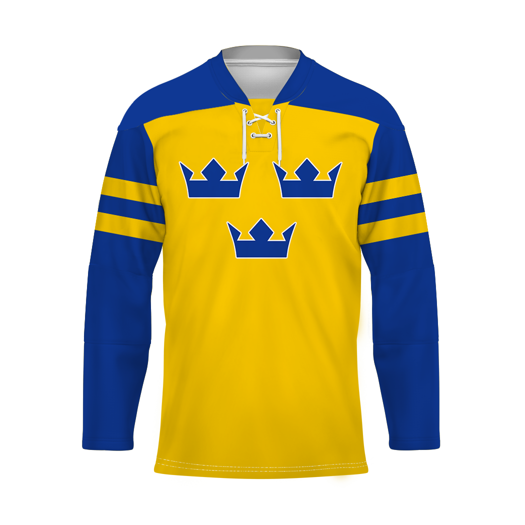 (Custom Personalised) Sweden Hockey Pride Hockey Jersey LT12