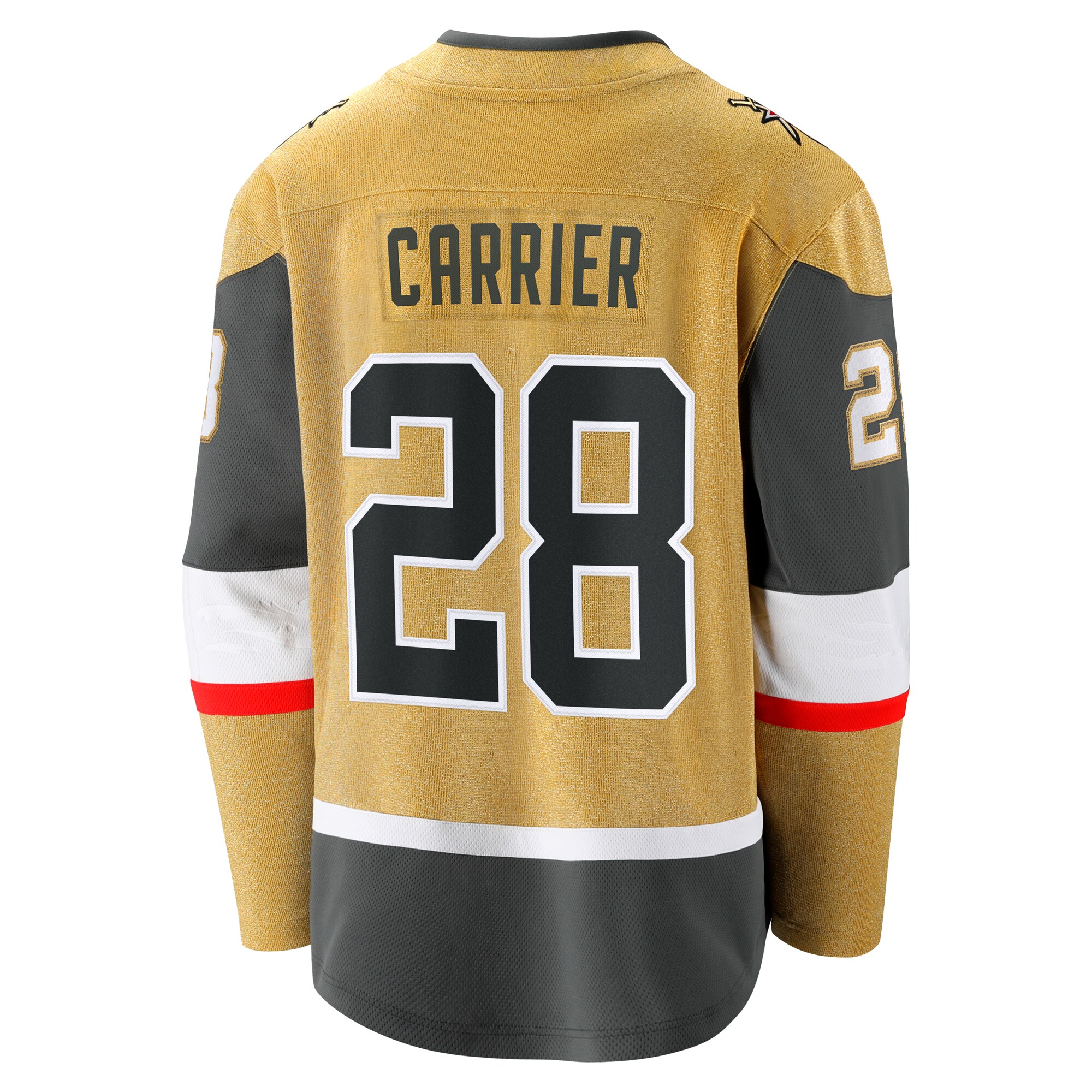 William Carrier Vegas Golden Knights Fanatics Home Breakaway Jersey – Gold