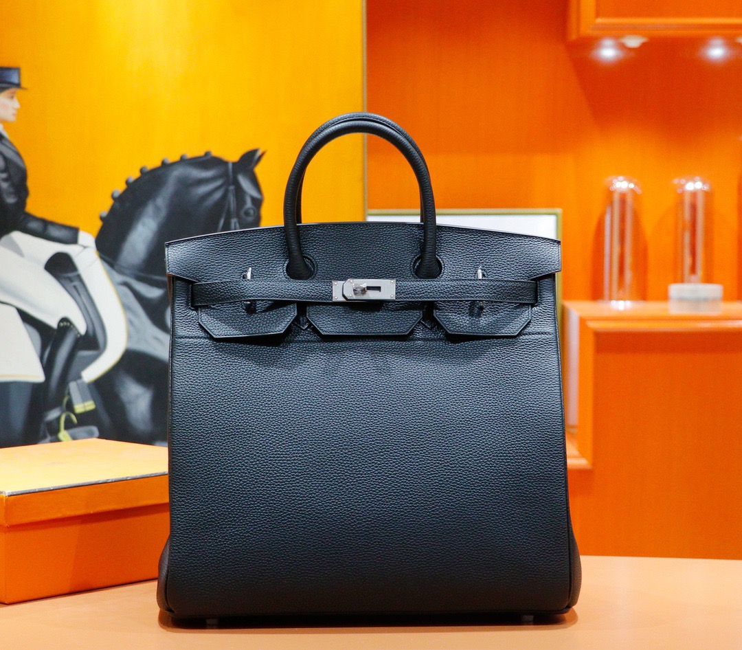 Hermes Birkin HAC 40 Black Togo Palladium Hardware