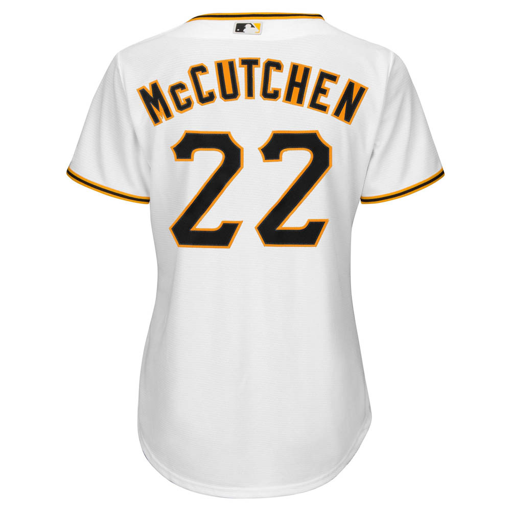 Women's Pittsburgh Pirates Andrew McCutchen Cool Base Replica Home Jersey - White