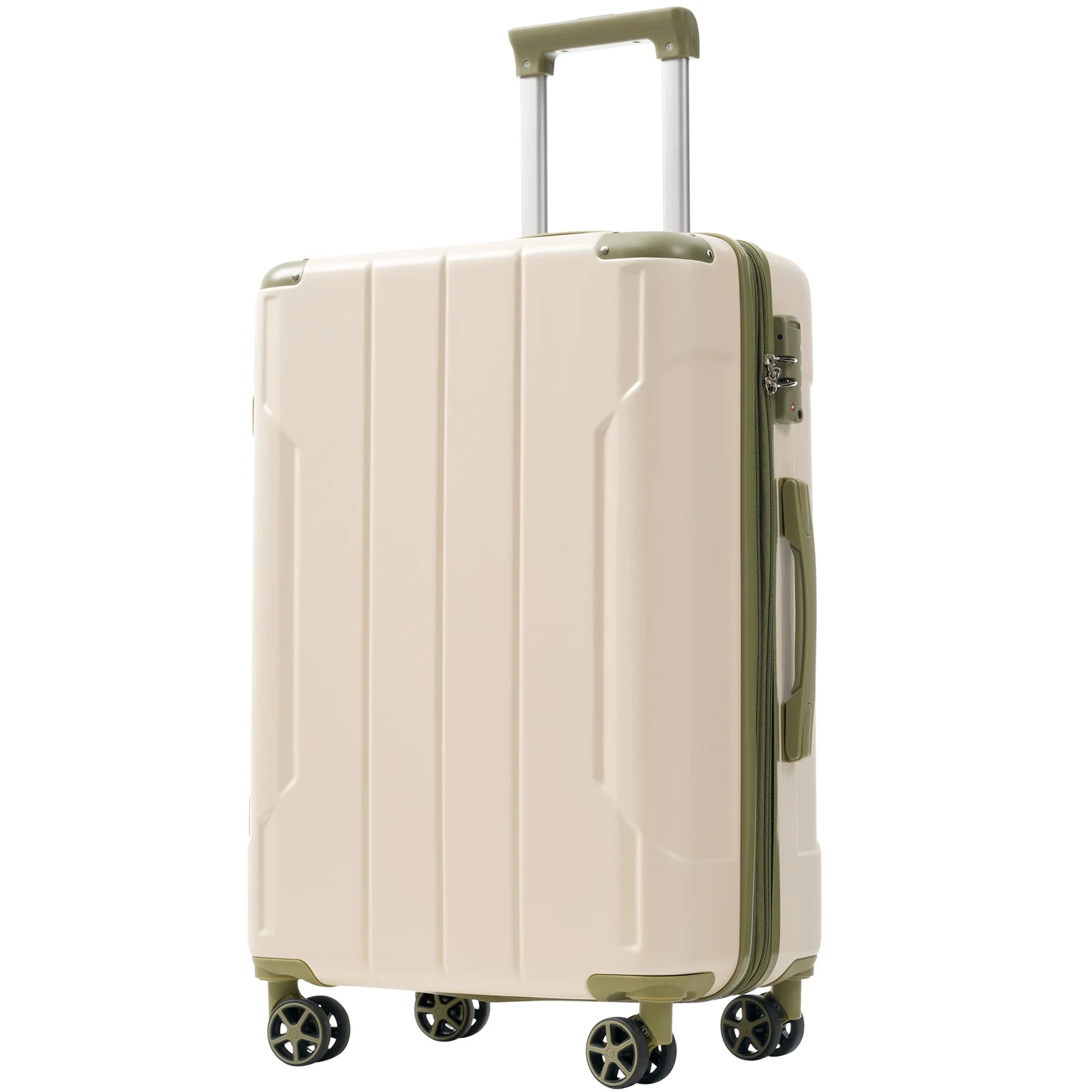 Luggage Sets 3 Piece, Expandable Hard shell ABS Suitcases with Double Spinner, Travel luggage Set