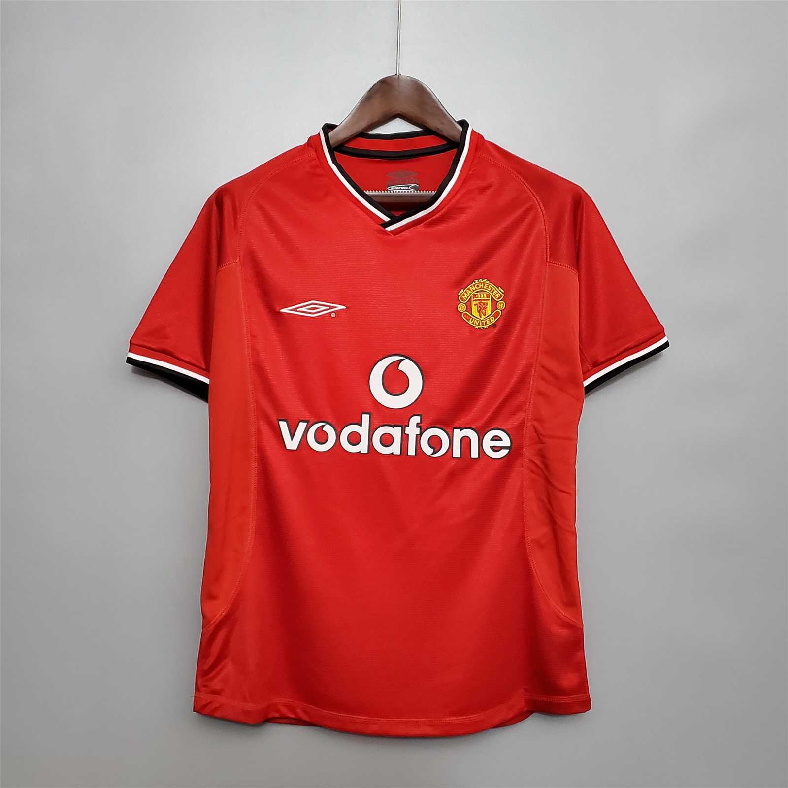 Retro Manchester United 00-02 Home Jersey