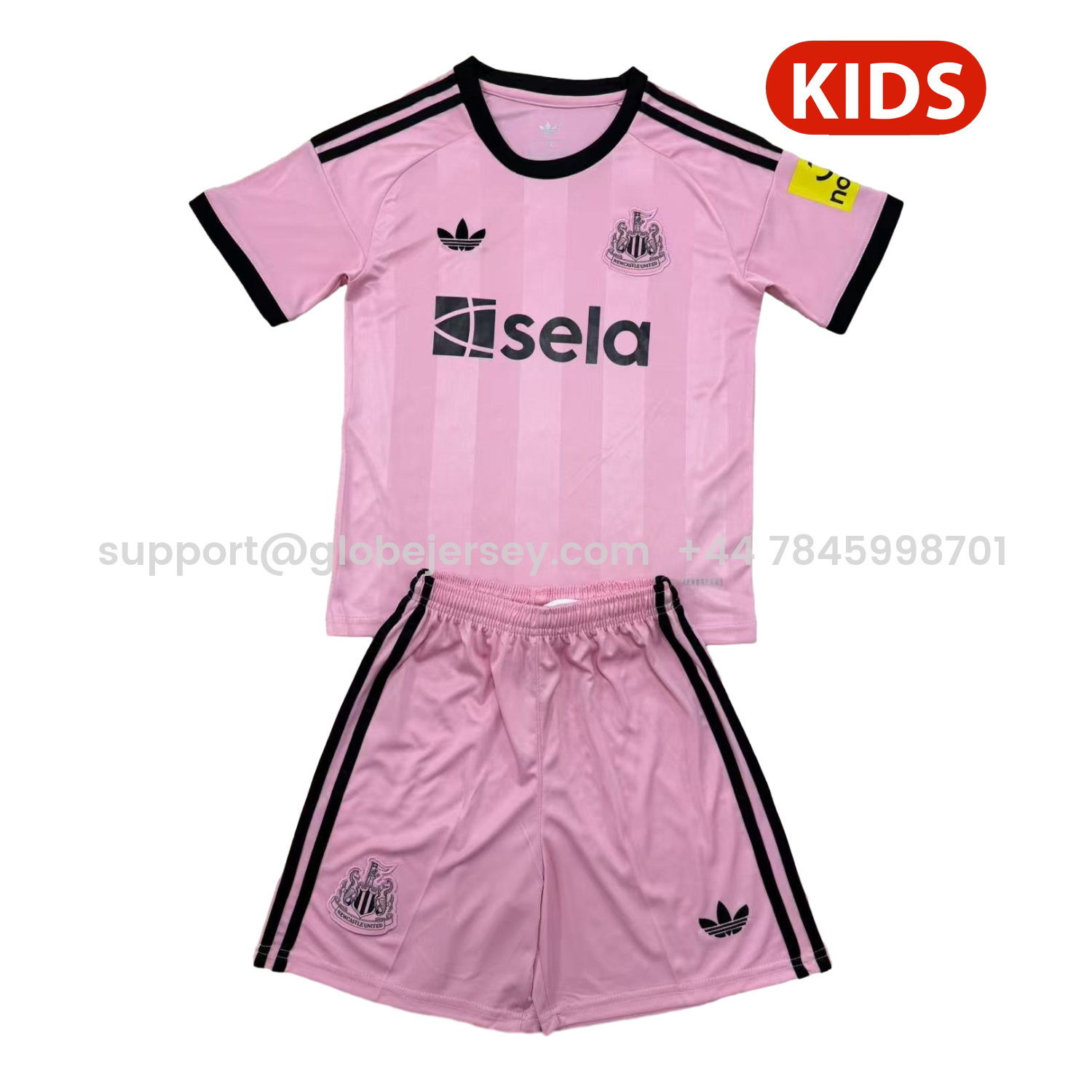 Newcastle United 25-26 Pink Goalkeeper Kids Kit