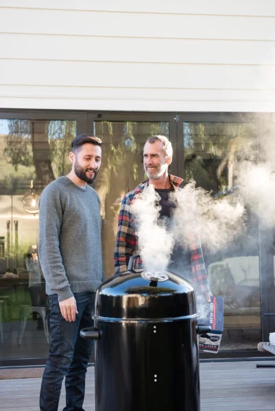 Cuisinart 18�� Vertical Charcoal Smoker, Integrated Thermometer, Water Bowl and Dual Vents Perfect for Smoked Brisket, Chrome Plated Grates Smoker Grill for BBQ, Camping, Tailgates