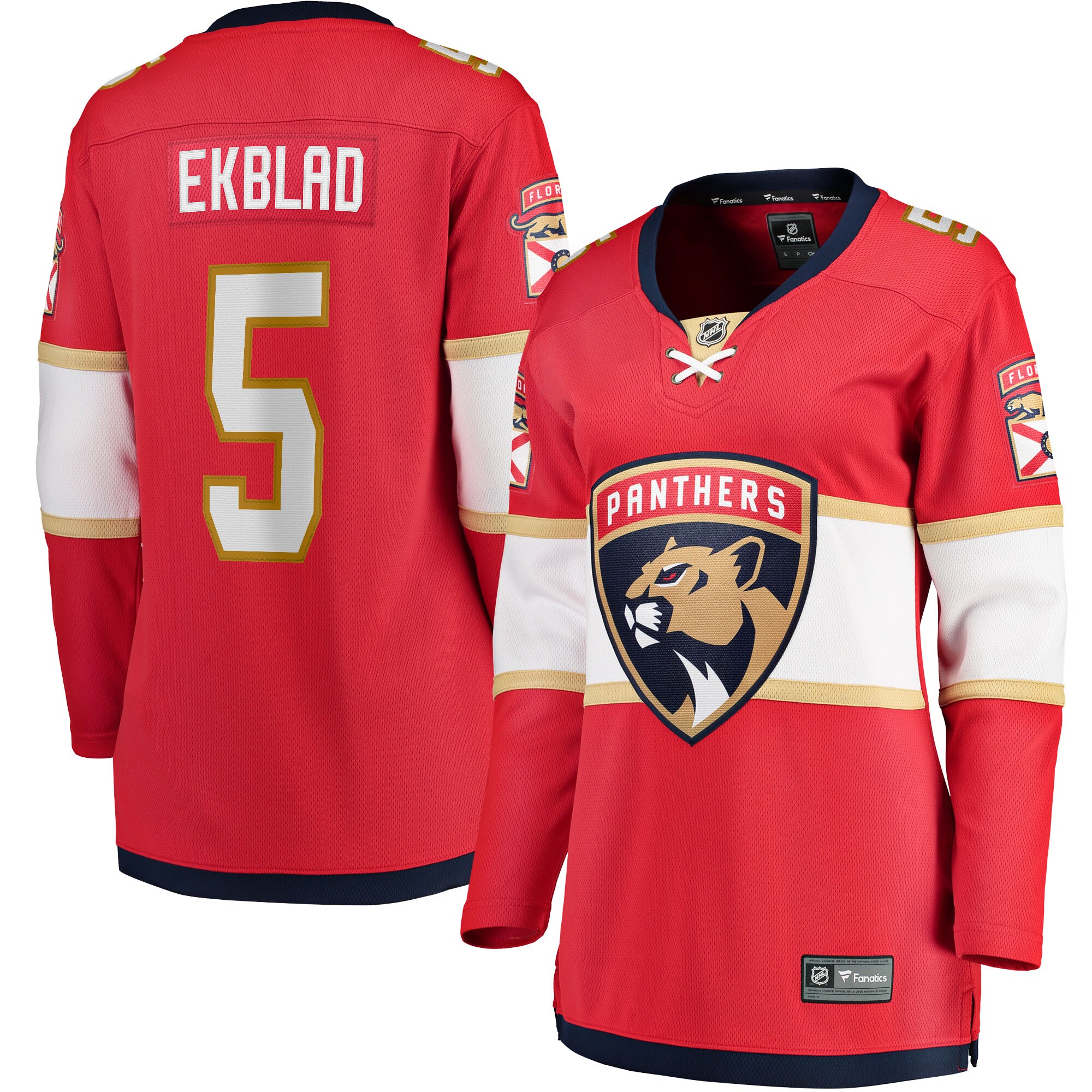 Aaron Ekblad Florida Panthers Fanatics Women’s Home Team Breakaway   Jersey – Red