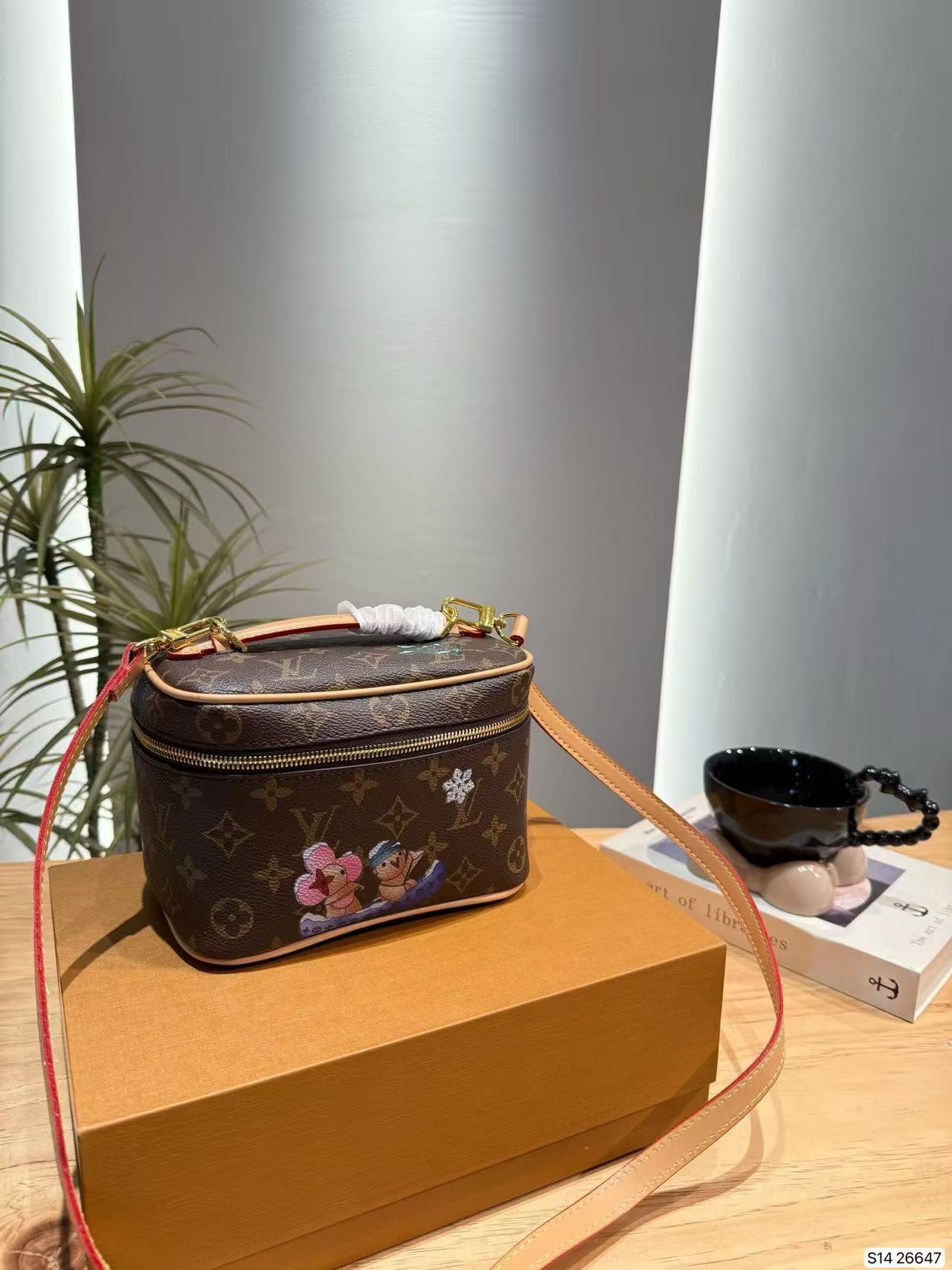 LV Cartoon Cosmetic Bag