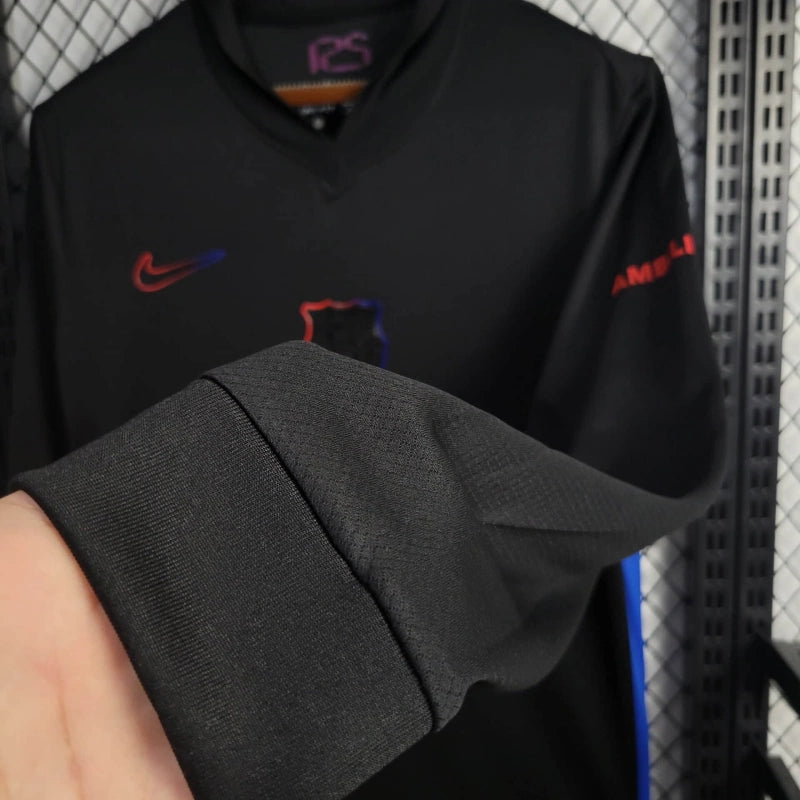 2024/2025 Long Sleeve Barcelona Away Soccer Jersey 1:1 Thai Quality
