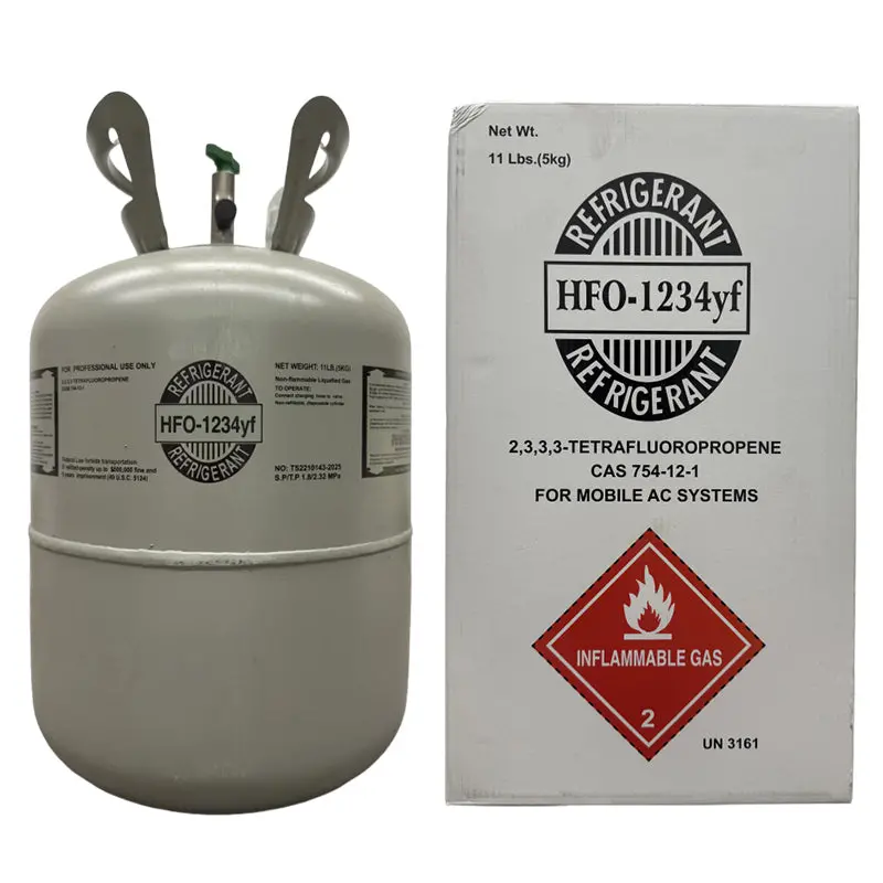 11 lb R1234yf Refrigerant Can – Low-GWP Automotive A/C Recharge Gas