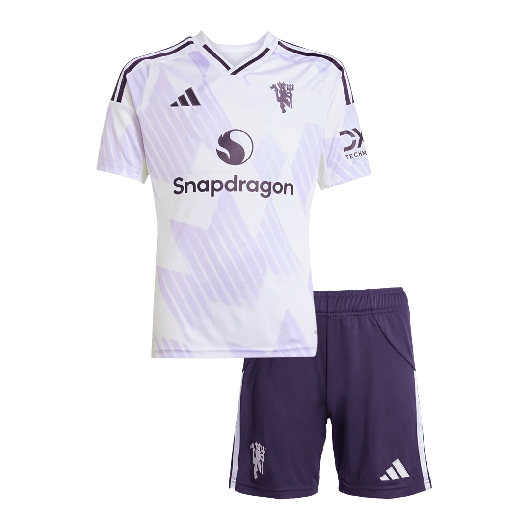 Manchester United Kid's Away Kit - Jersey+Shorts 2025/26