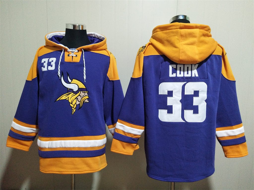 Minnesota Vikings Hoodie #33 COOK