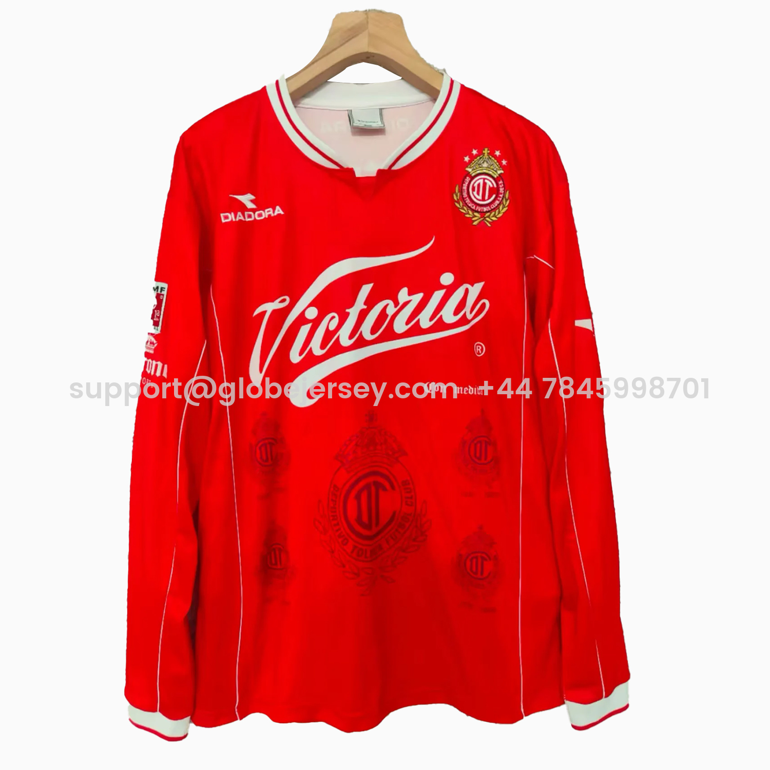 Retro Toluca 1998-99 Home Long Sleeves Jersey