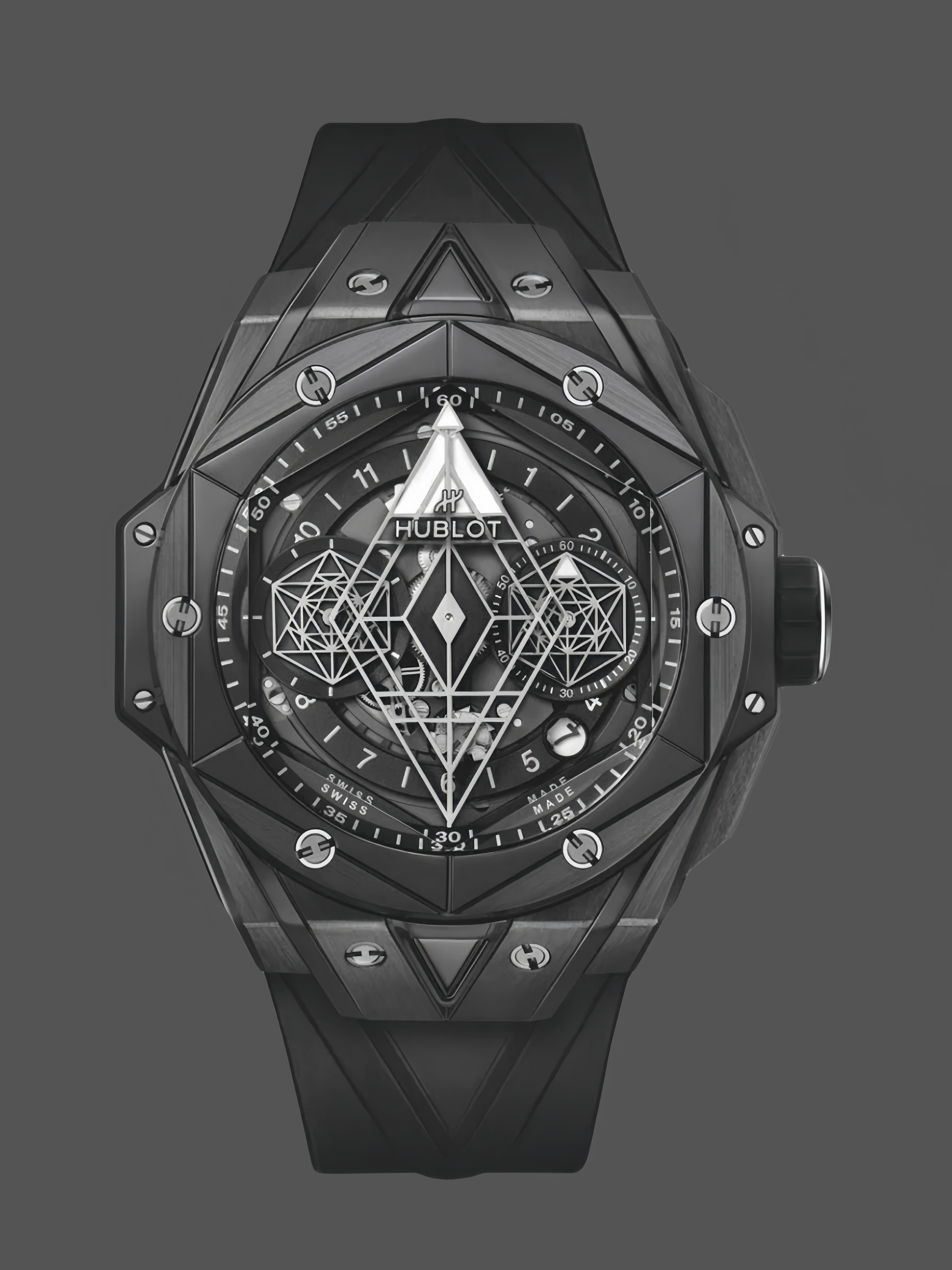 【Super Clone】418.CX.1107.RX.MXM22 Hublot Big Bang Sang Bleu II Black Magic