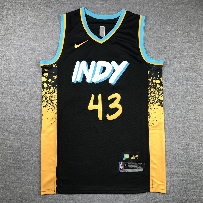 Unisex Pacers 2024/25 Embroidered Swingman Jersey City Edition