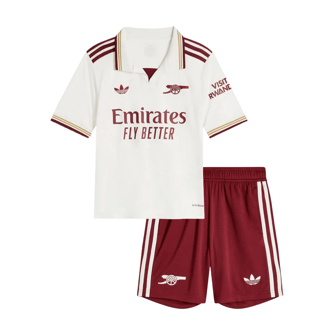 Arsenal Kid's Third Away Kit - Jersey+Shorts 2025/26