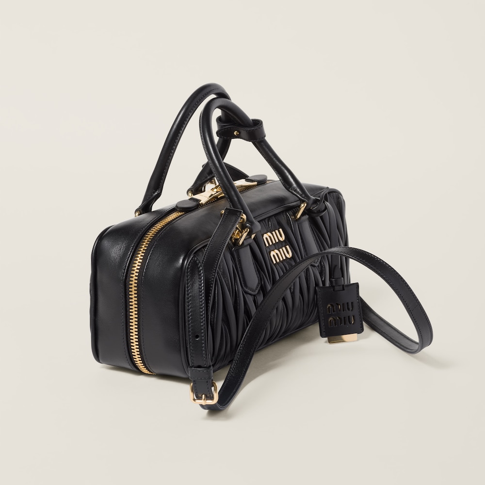 Large Arcadie matelassé nappa leather bag
