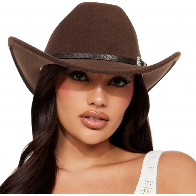 Women's Western Cowboy Hats Classic Felt Hats