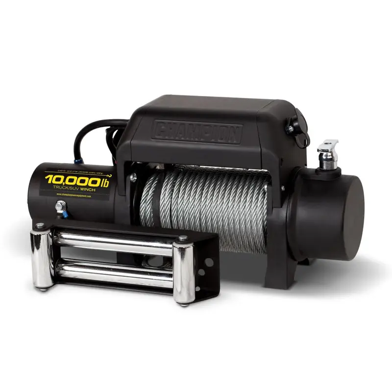 10.000-Lb Electric Winch Kit for Trucks & SUVs – Wireless Remote Control. Heavy-Duty Recovery System