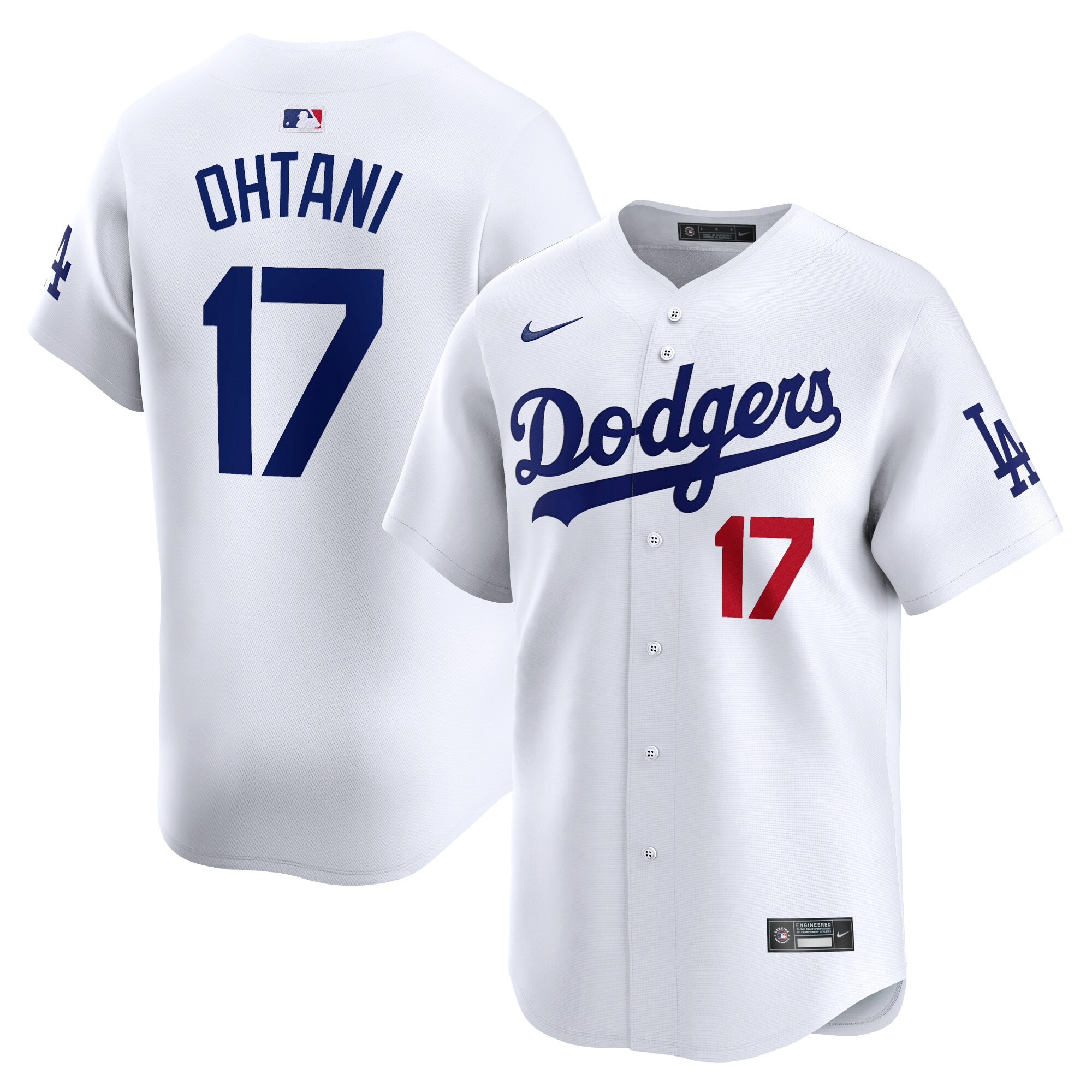 Shohei Ohtani Los Angeles Dodgers Nike Home Limited Player Jersey