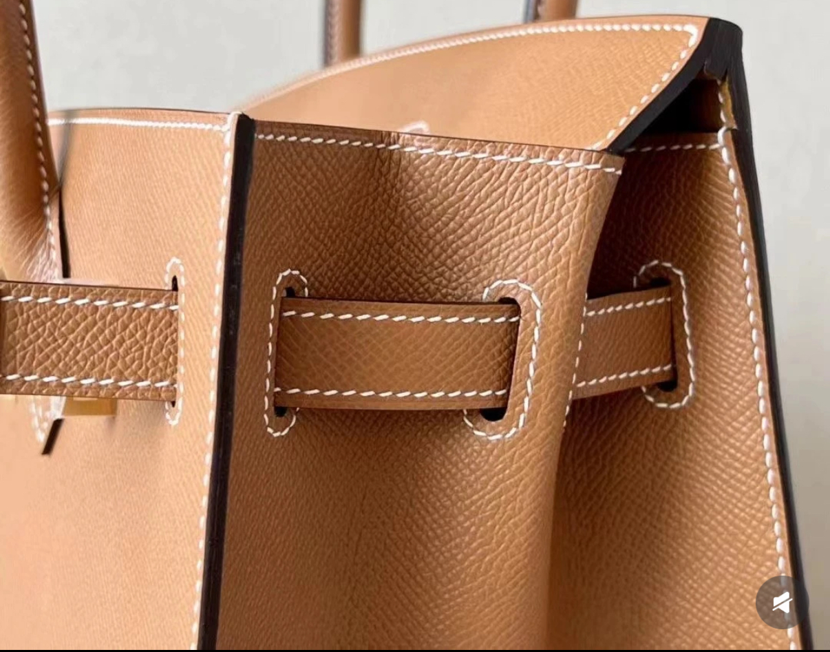 Hermès Birkin 25-30 Brown EPSON Leather Custom