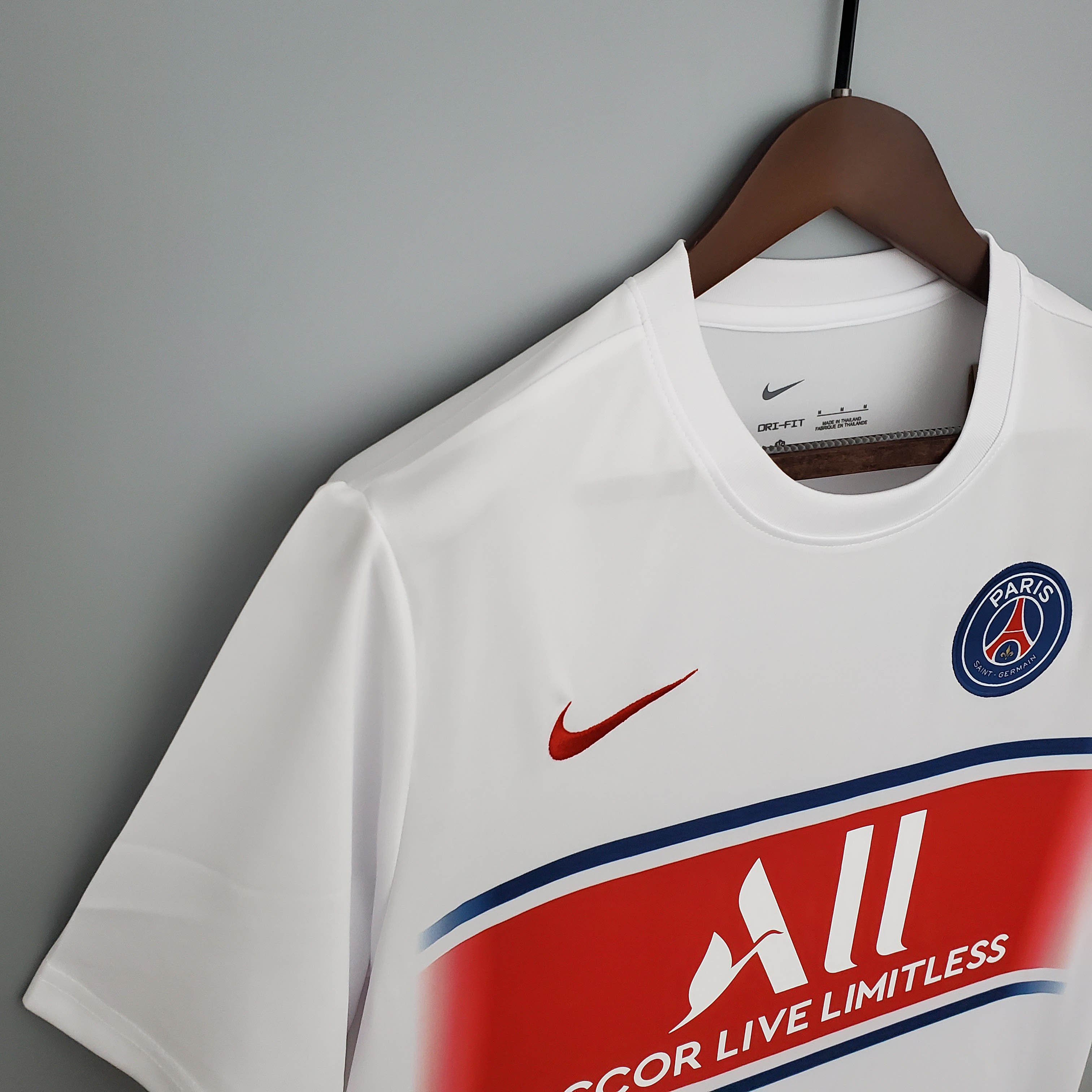 2021/2022 Psg Paris Saint-Germain Training Wear Red And White - Fans Edition