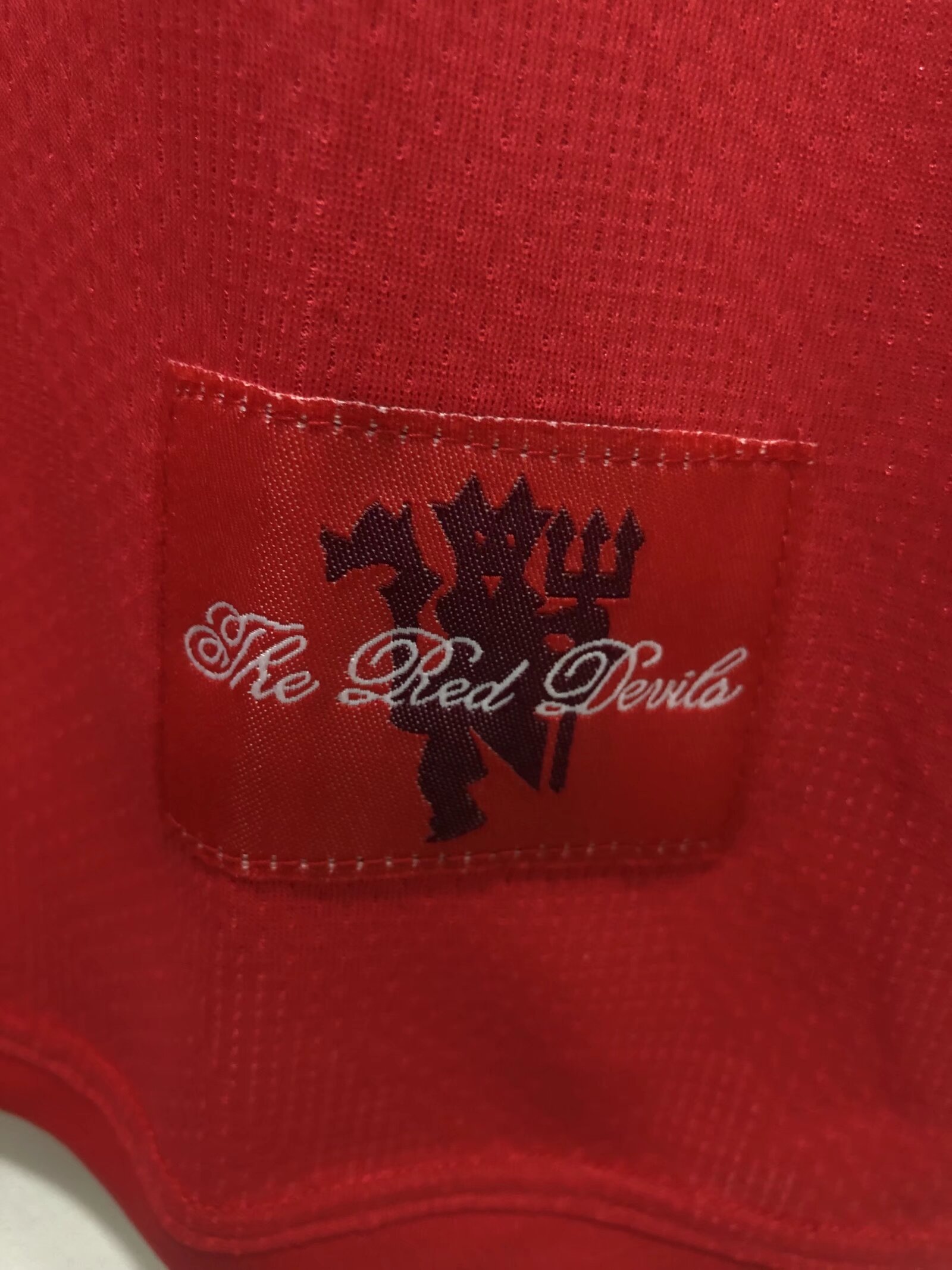 2007/08 Retro Manchester United Home Jersey League Edition - Fans Edition