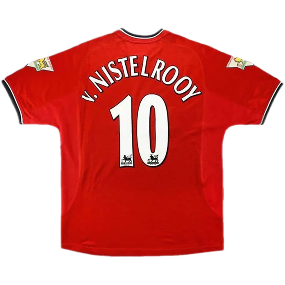 v.NISTELROOY #10 Manchester United 2000/02 Home Retro Jersey