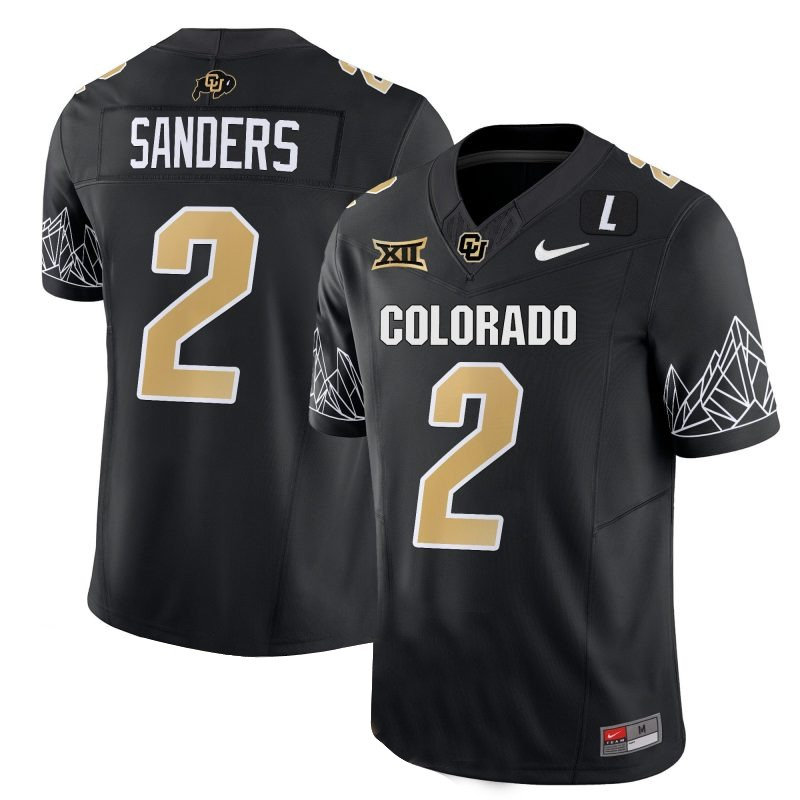 NCAA Colorado Buffaloes #2 Shadeur Sanders College Football Jersey