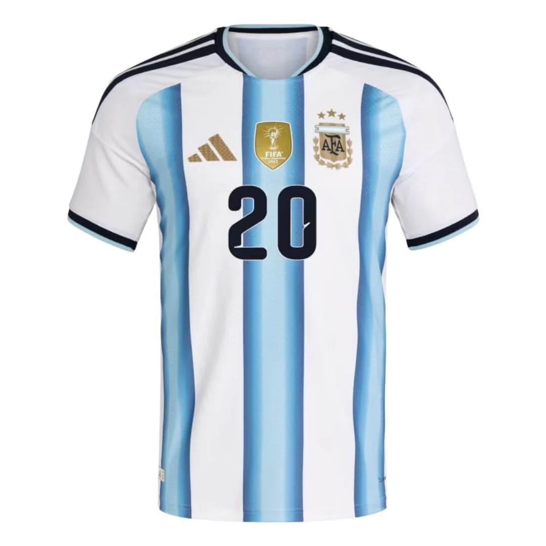 MAC ALLISTER #20 Argentina Player Version Home Jersey 2026 World Cup