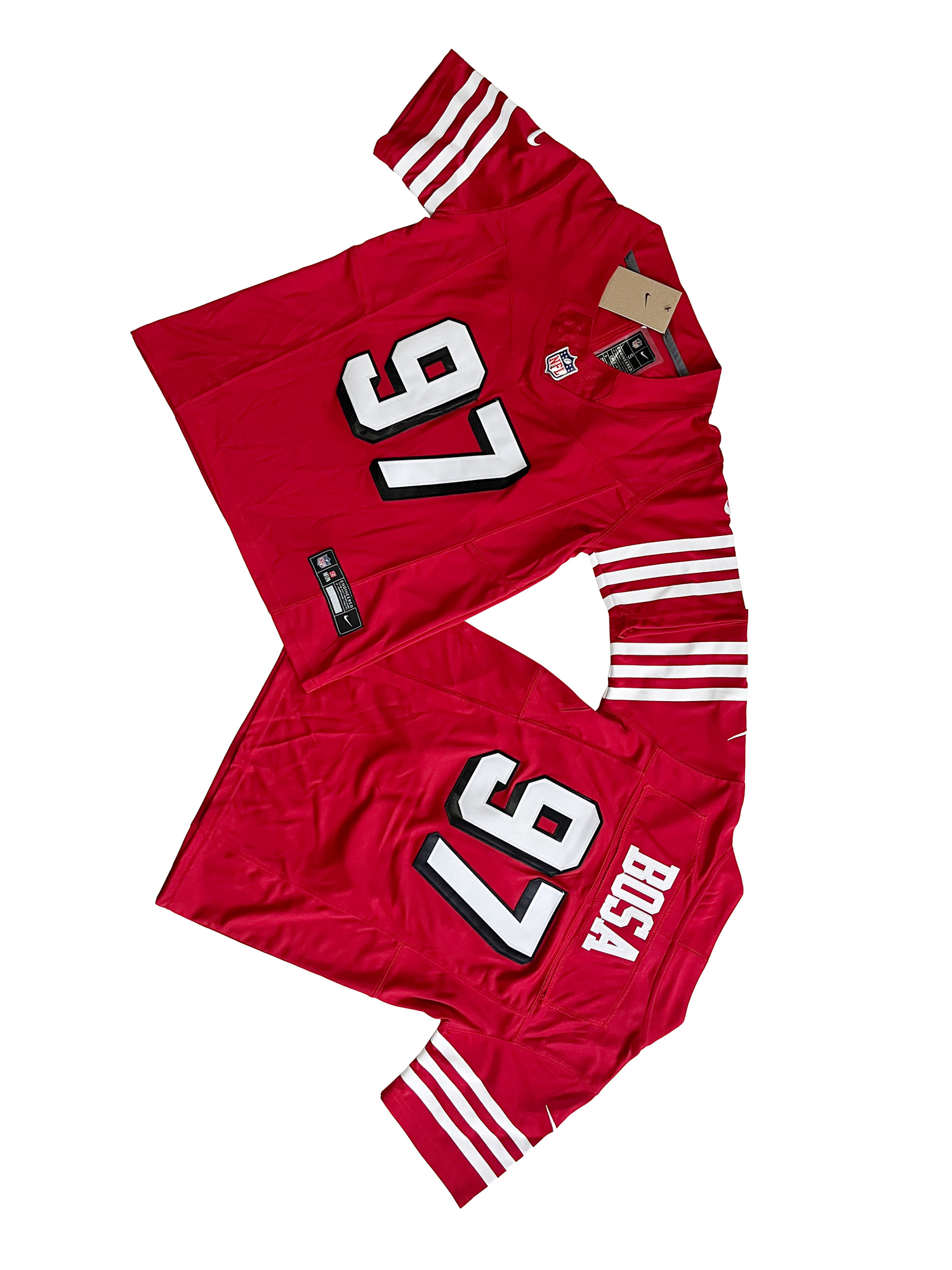 San Francisco 49ers 97# Nick Bosa Youth Nike Vapor F.U.S.E. Limited Jersey