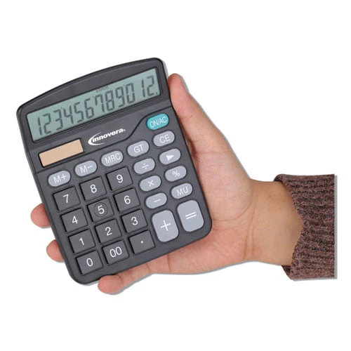 15923 Desktop Calculator, 12-Digit LCD | Bundle of 2 Each