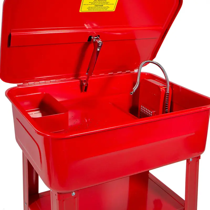 20-Gallon Industrial Parts Cleaner – General Purpose Solvent System with Pump