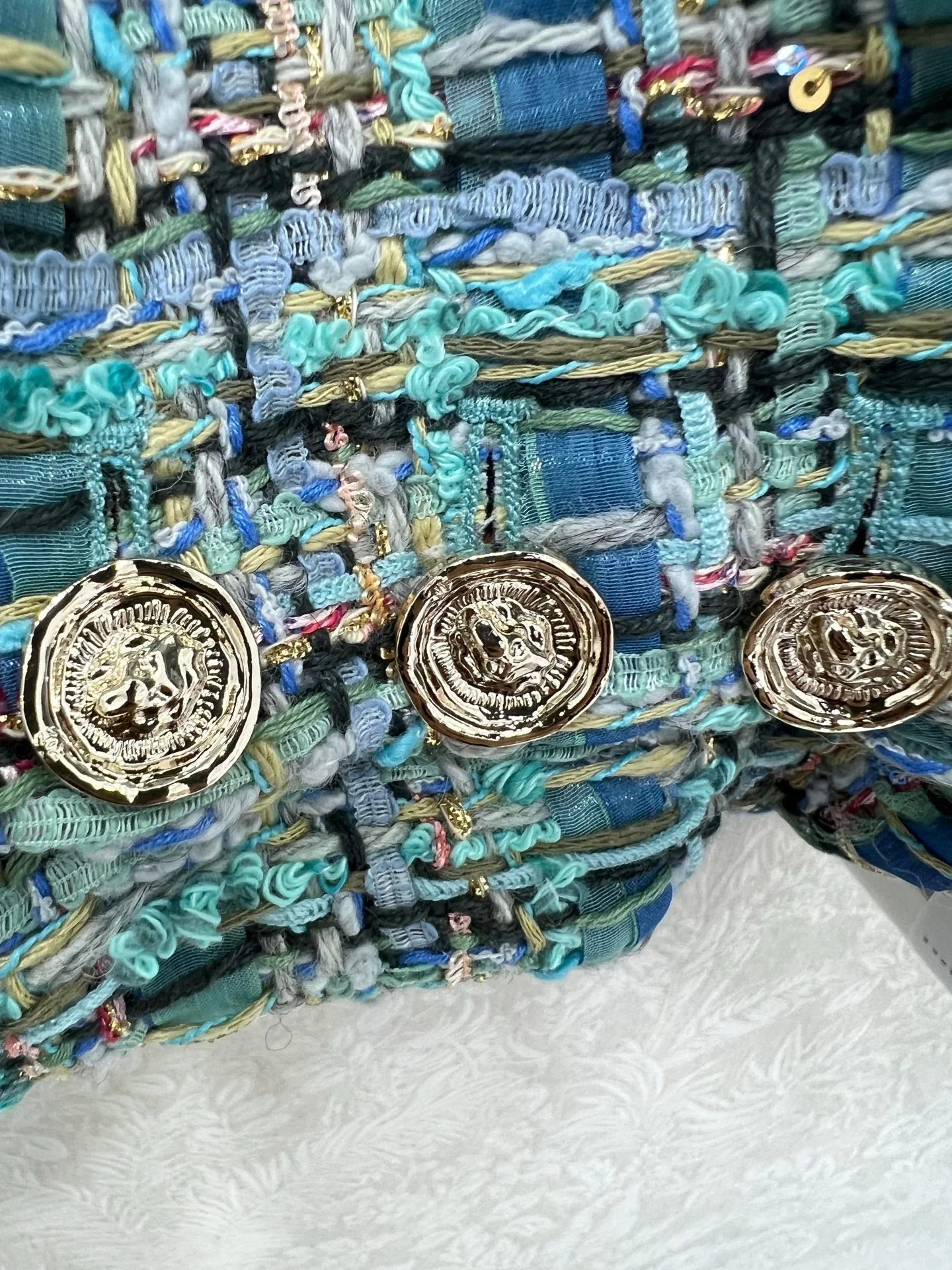 Handcrafted series jacket with woven hem