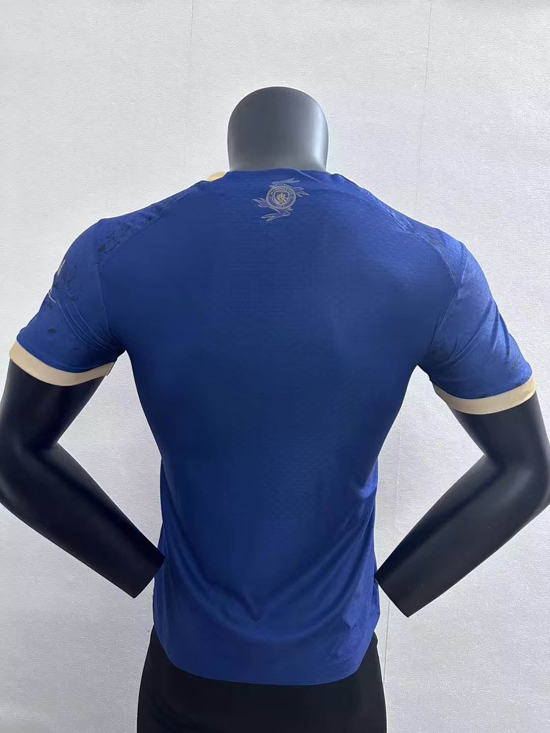 2023 Player Version Manchester City Chinese New Year Commemorative Edition Blue Football Shirt 1:1 Thai Quality