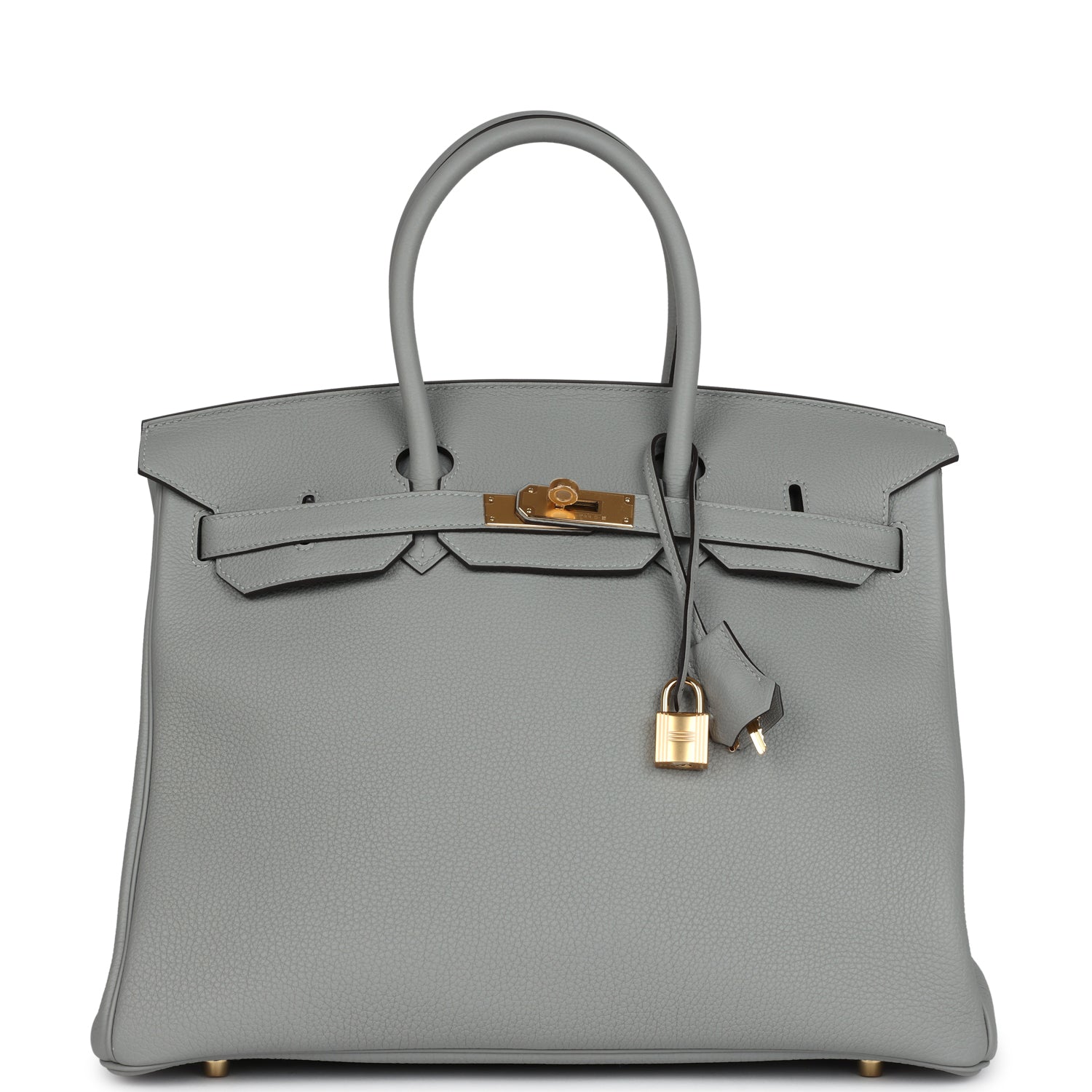 Birkin 35 Gris Mouette Togo Gold Hardware