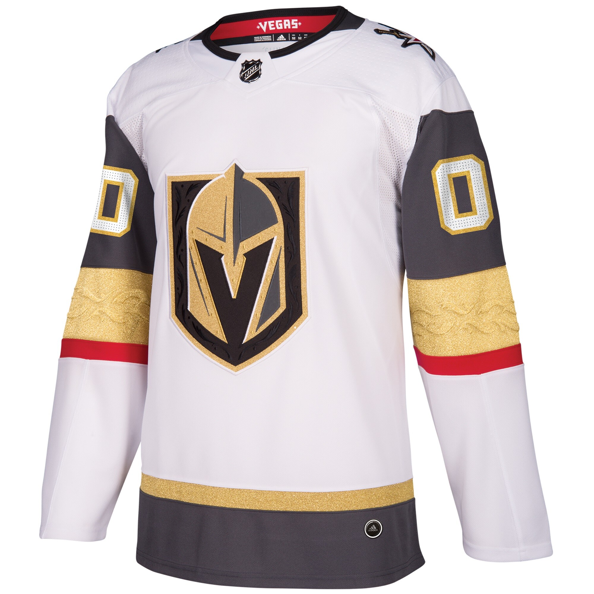 Vegas Golden Knights  Away  Custom Jersey – White
